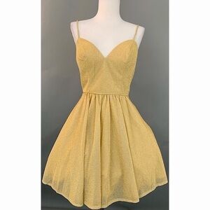 86946 Gold Dress